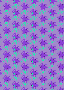 紫色花卉图案背景纹理