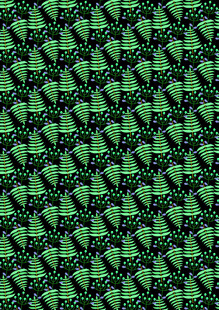 绿色几何图案无缝背景