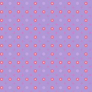 紫色背景带红点几何图案