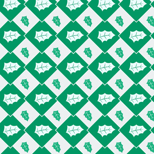 绿色四叶草几何图案背景