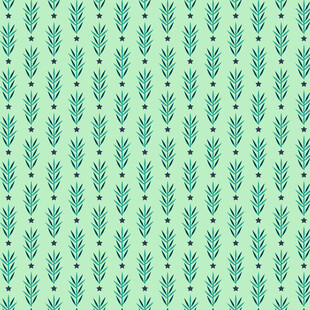 清新绿底羽毛图案纹理