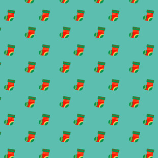 圣诞袜子图案背景设计