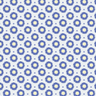 蓝白几何图案无缝背景图