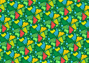 多彩水果图案背景