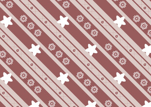 红白条纹星星图案背景