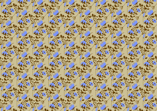 蓝黄相间几何图案纹理