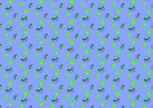 蓝色背景上的小图案纹理