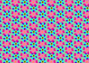 粉色几何图案无缝背景