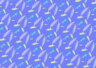 蓝色几何图案无缝背景