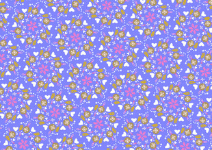 梦幻紫色花卉图案背景