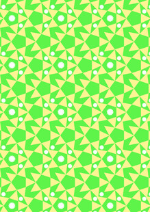 清新绿色几何图案背景