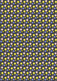 蓝底黄星图案背景纹理