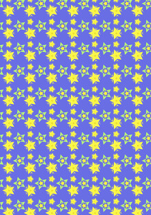 蓝黄相间星星图案背景