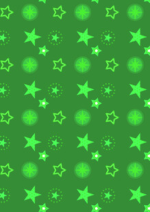 绿色星星图案背景