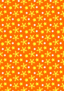 橙色星星图案背景纹理