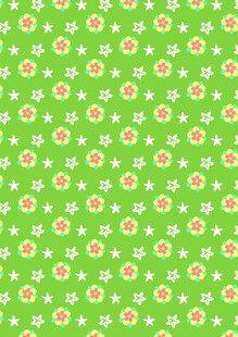 绿色花卉图案背景