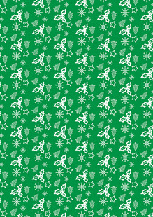 绿色雪花图案背景纹理