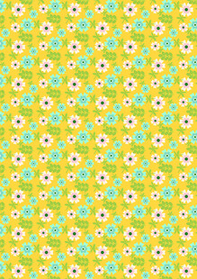 清新花卉图案背景