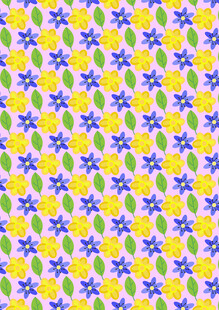 多彩花卉图案背景