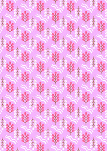 粉色花卉图案背景纹理