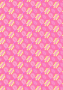 粉色花卉图案背景纹理