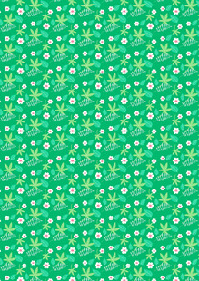 清新绿色碎花背景图案