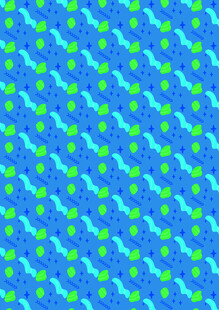 蓝绿渐变几何图案背景