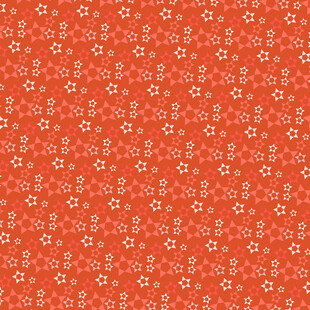 橙底白花简约图案纹理