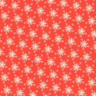 红色雪花图案背景