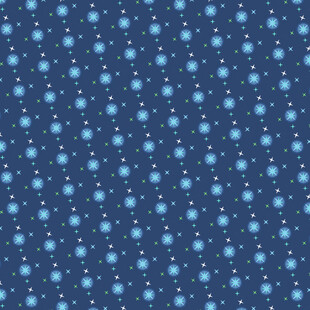 蓝色波点无缝图案背景