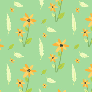 清新花卉图案背景