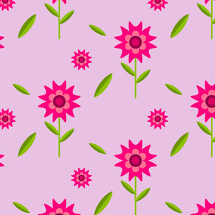 粉色花卉图案背景