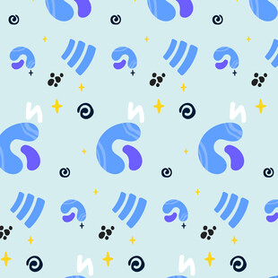 浅蓝色抽象几何图案背景