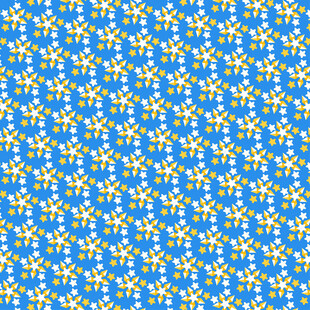 蓝色底金色碎花图案背景