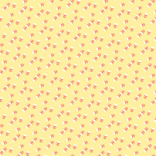 黄色底粉色小花图案背景