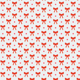 红色蝴蝶结图案背景纹理