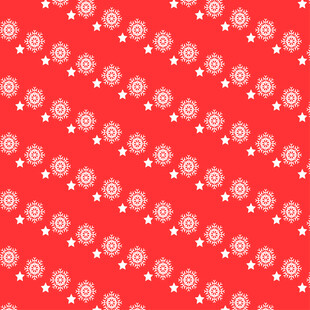 红色雪花图案背景纹理