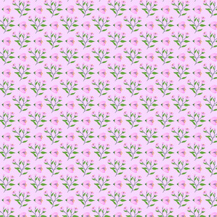 粉色花卉图案背景纹理