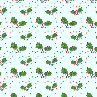 清新绿色小树图案背景