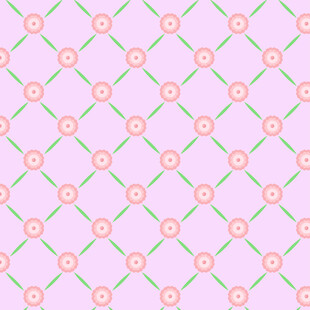 粉色几何花卉图案背景