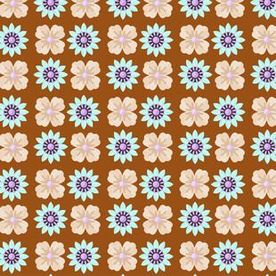 复古花卉图案背景