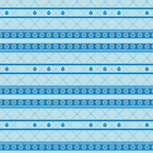 蓝色条纹带圆点图案背景