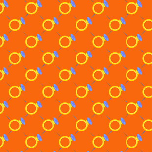 橙色背景几何图案纹理