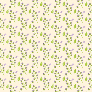 清新碎花图案背景纹理