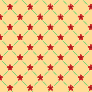黄色背景星星图案纹理