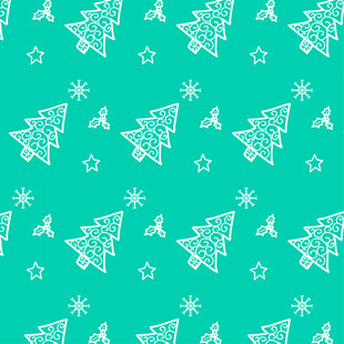 绿色圣诞图案背景纹理