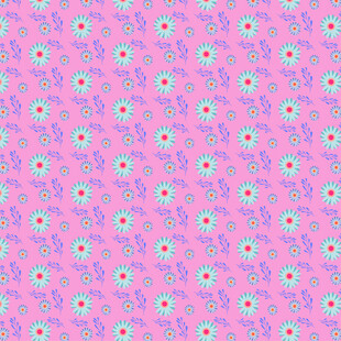 粉色花卉图案背景纹理