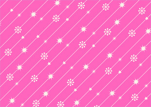 粉色雪花条纹背景图案