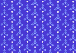 蓝色几何图案无缝背景图