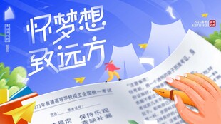 高考宣传海报展板设计